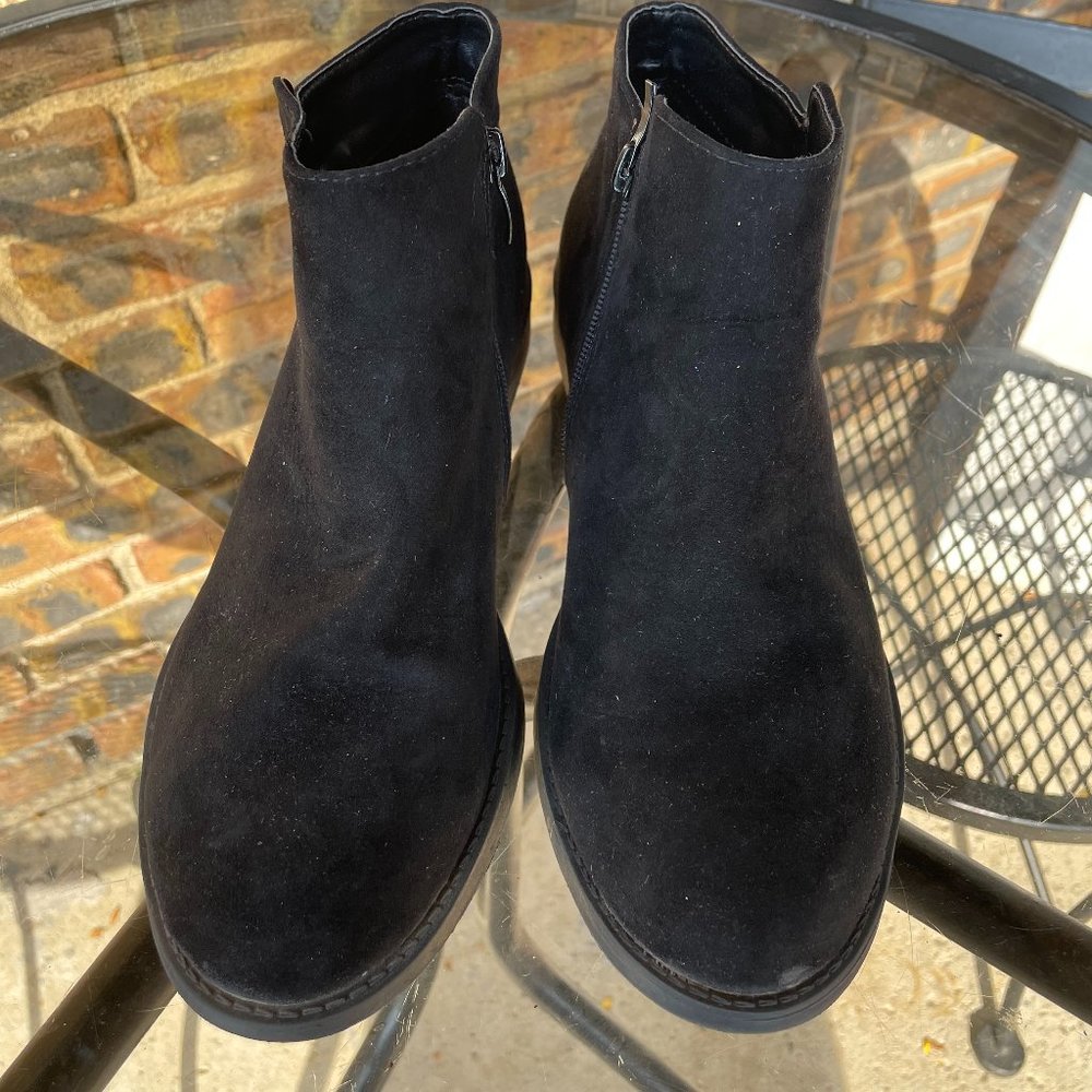 Black Suede Ankle Boots